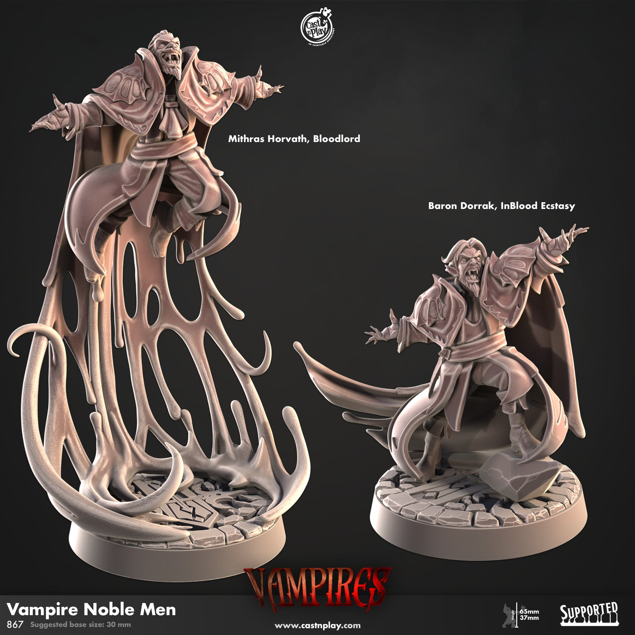 Vampire Noble Men (Pre-Supported) | Cast n Play